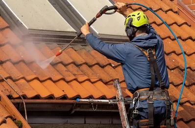 Démoussage et hydrofuge de toiture au Neubourg